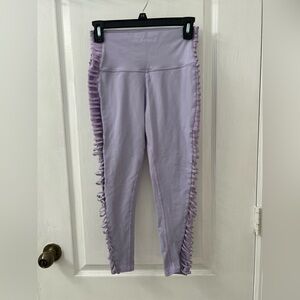 ALO Yoga High Waist Prism Capri Purple Leggings (Size S)